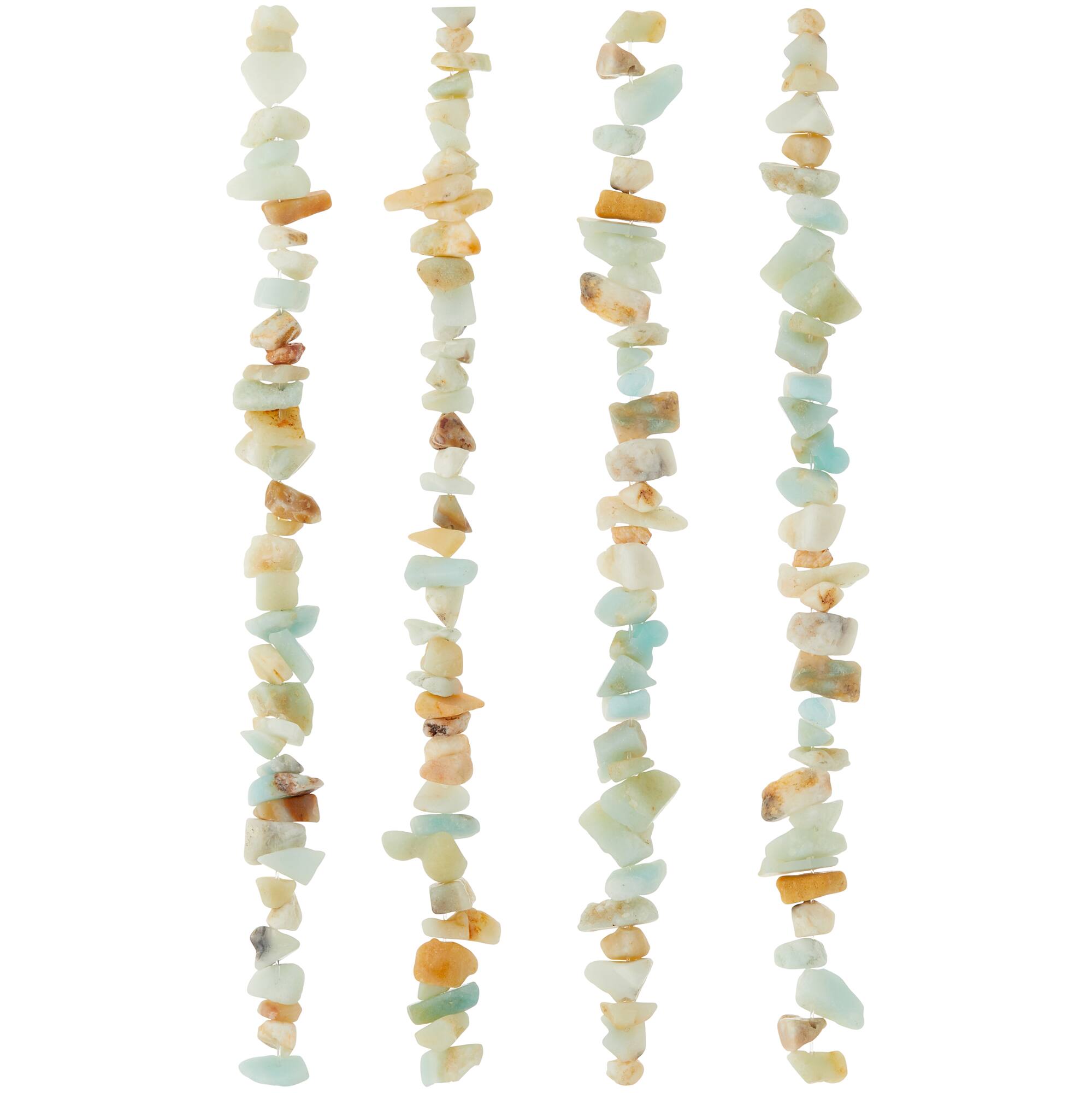 Matte Amazonite Chip Beads by Bead Landing®